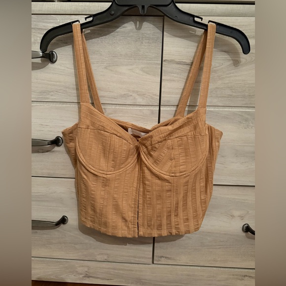 NWT JONATHAN SIMKHAI DEE BUSTIER TANK TOP SIZE XL - Picture 2 of 7